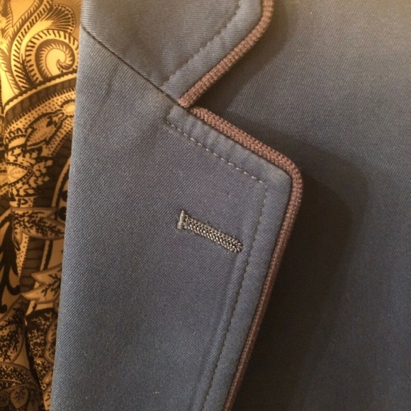 Tallia Orange Bright Blue Men's Jacket Size 38 - Picture 5 of 6